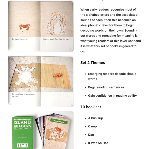 Island Readers set 2 children’s books BNIB w/cellophane wrapped. - Picture 4 of 4